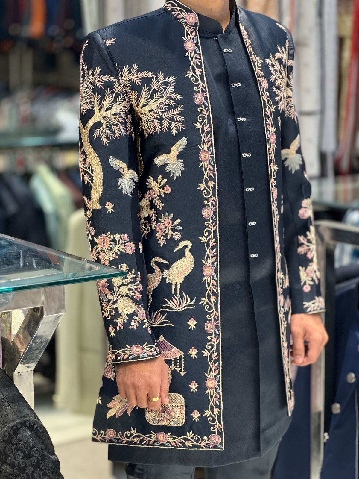 Elegant Fusion Indo-Western Shrug – Contemporary Ethnic Charm