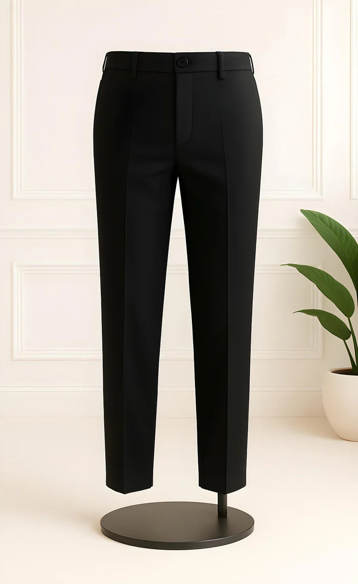 Elegant Black Shawl Lapel 3-Piece Suit/Tailored Fit