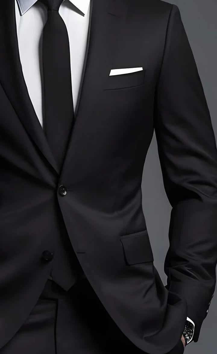 “Black 2-Piece suit – Effortless Modern Elegance”