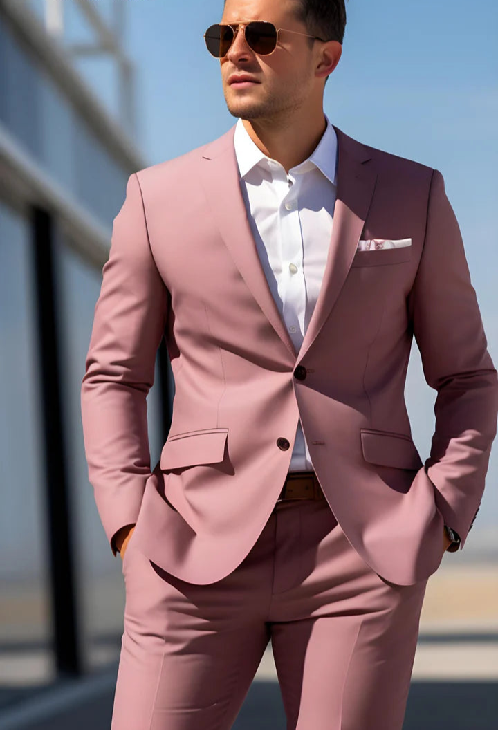 Lavender-2-Piece Suit/Tailored Fit