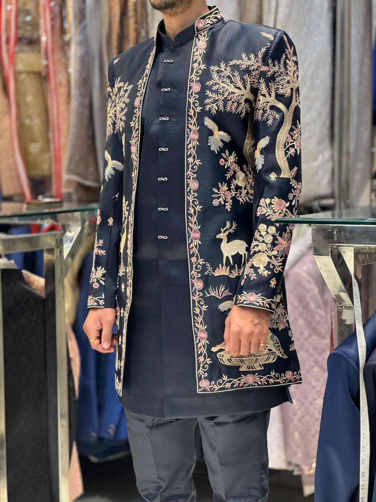 Elegant Fusion Indo-Western Shrug – Contemporary Ethnic Charm