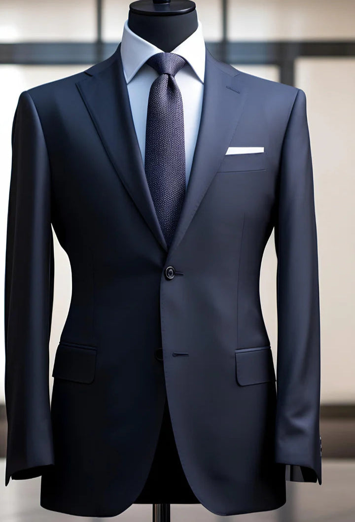 Navy Blue 2-Piece Suit – Effortless Modern Elegance”
