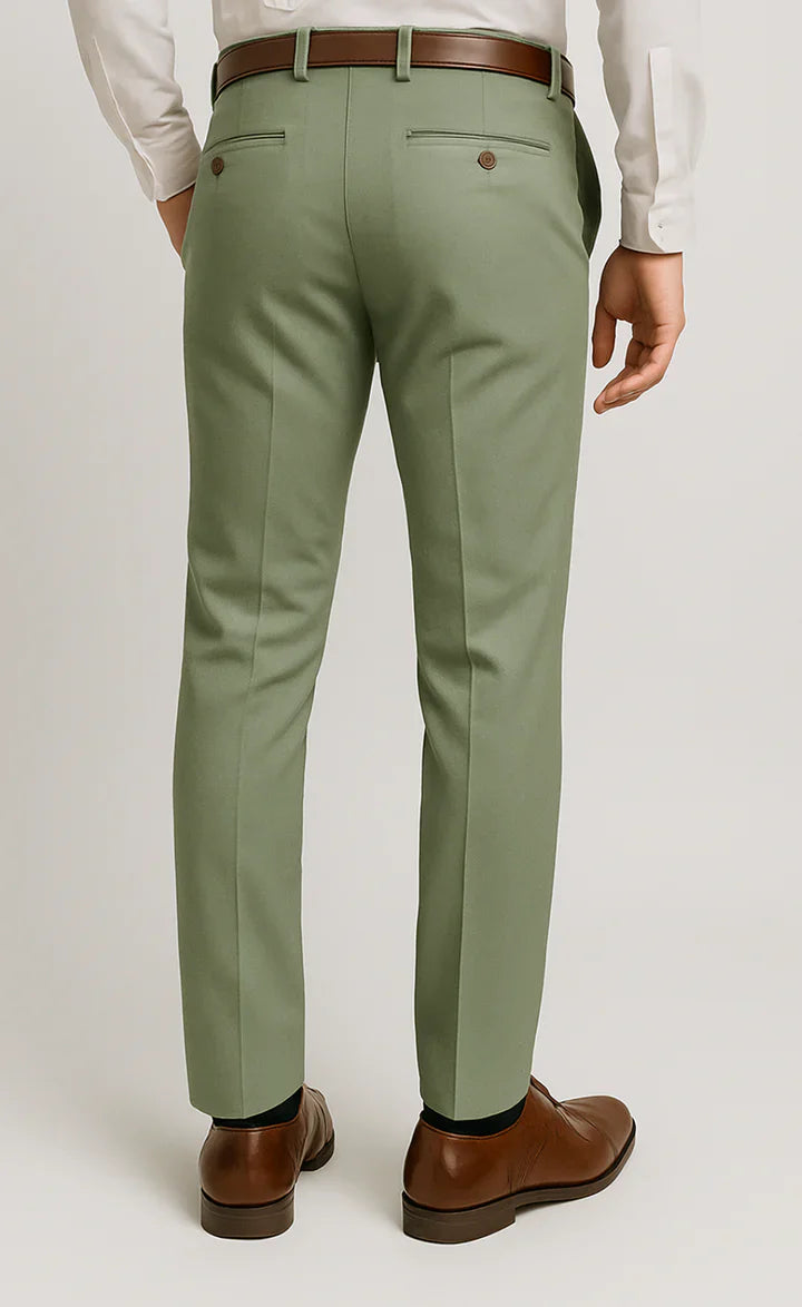 Elegant Sage green 3-Piece Suit/Tailored Fit
