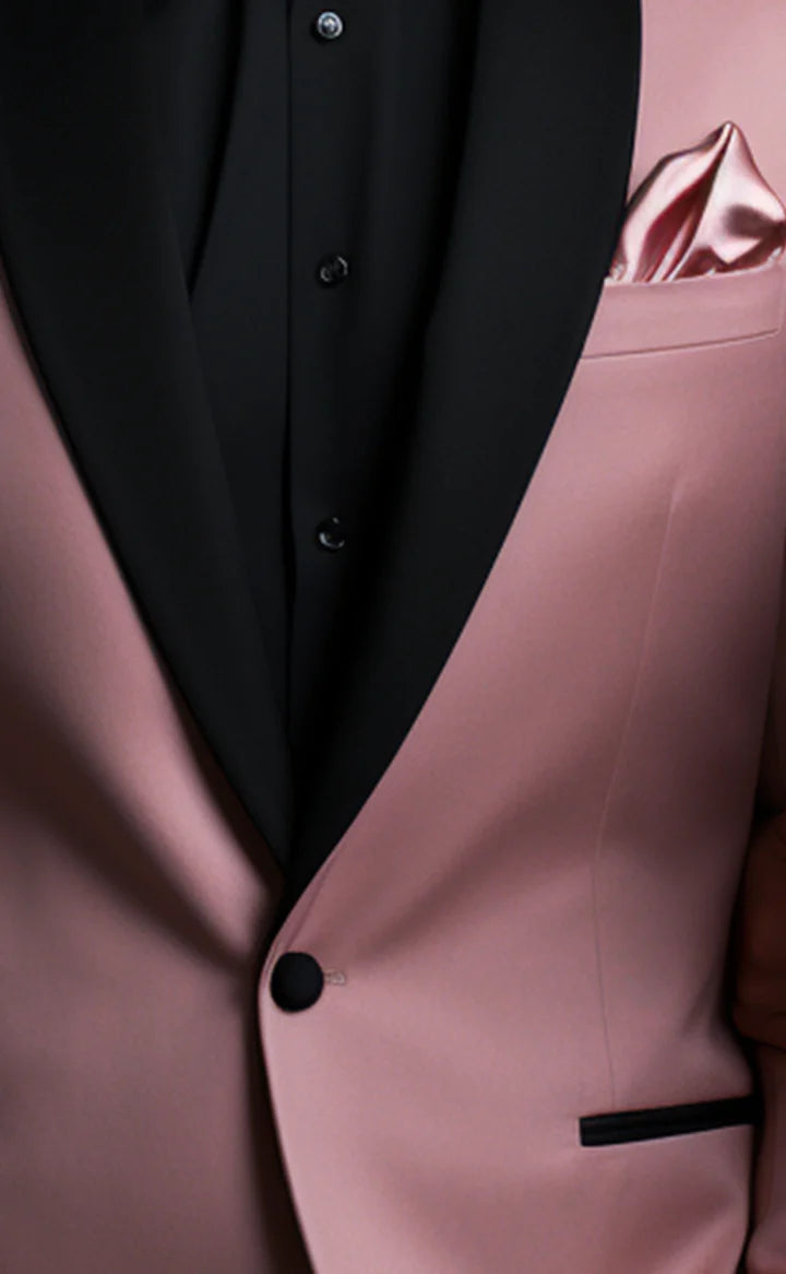 “Dusty Rose 2-Piece Suit – Effortless Modern Elegance”