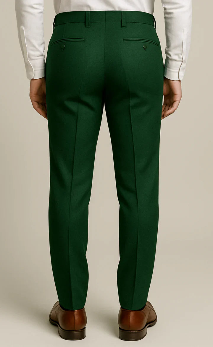 Elegant Green 3-Piece Suit/Tailored Fit
