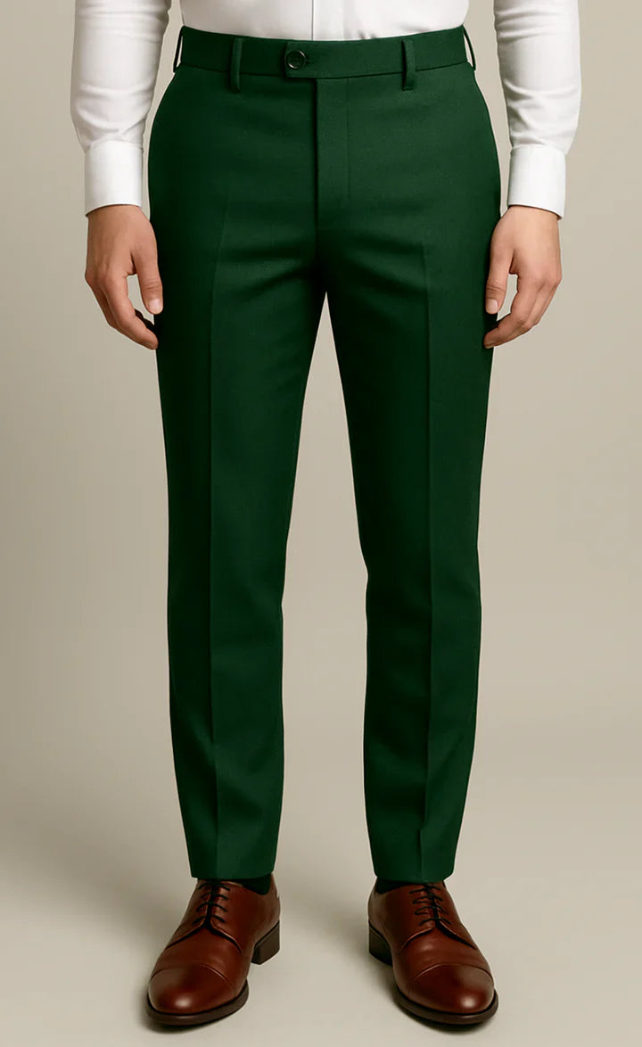 Elegant Green 3-Piece Suit/Tailored Fit