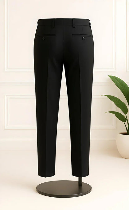 Elegant Black Shawl Lapel 3-Piece Suit/Tailored Fit