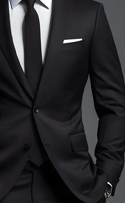 “Black 2-Piece suit – Effortless Modern Elegance”