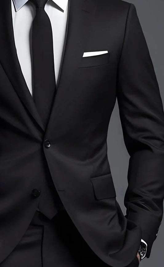 “Black 2-Piece suit – Effortless Modern Elegance”