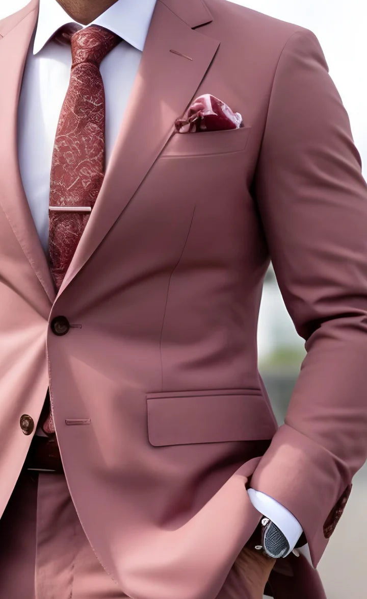 Dusty Rose -2-Piece Suit/Tailored Fit