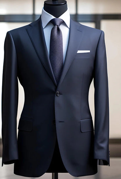 Navy Blue 2-Piece Suit – Effortless Modern Elegance”