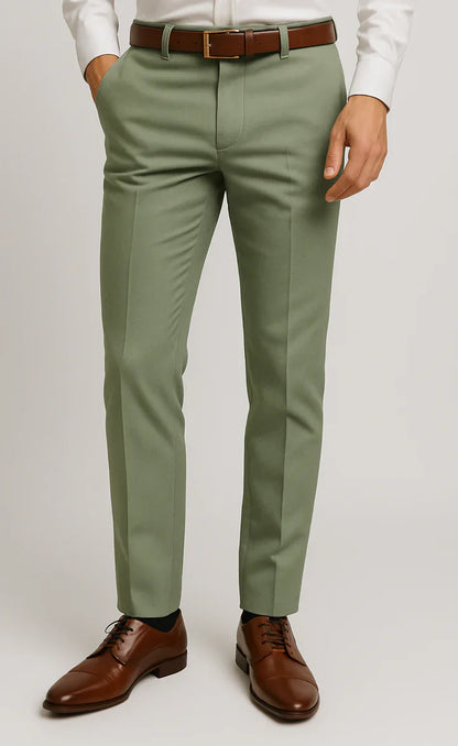 Elegant Sage green 3-Piece Suit/Tailored Fit