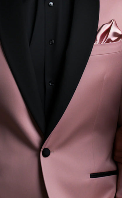 “Dusty Rose 2-Piece Suit – Effortless Modern Elegance”