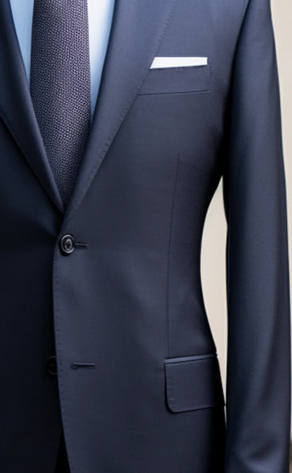 Navy Blue 2-Piece Suit – Effortless Modern Elegance”